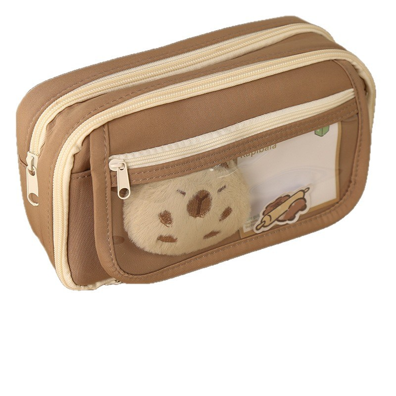 Large capacity pencil case with a high aesthetic appeal